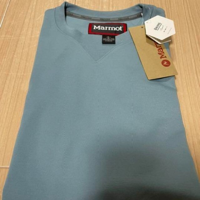 MARMOT(マーモット)のSTABRIDGE × MARMOT Back Logo H/S Crew メンズのトップス(Tシャツ/カットソー(半袖/袖なし))の商品写真