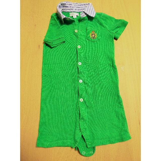 POLO RALPH LAUREN(ポロラルフローレン)のラルフ　緑ロンパース キッズ/ベビー/マタニティのベビー服(~85cm)(ロンパース)の商品写真