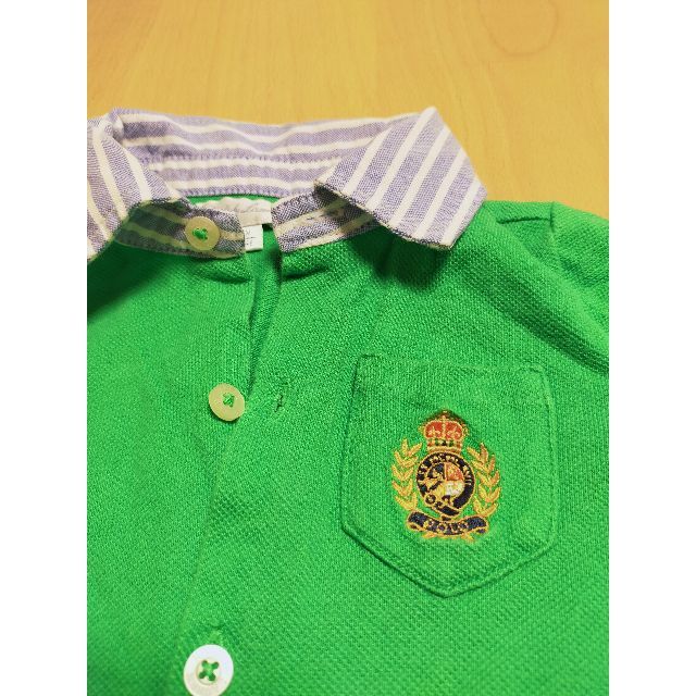 POLO RALPH LAUREN(ポロラルフローレン)のラルフ　緑ロンパース キッズ/ベビー/マタニティのベビー服(~85cm)(ロンパース)の商品写真