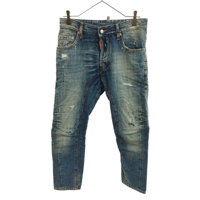 DSQUARED2 ディースクエアード 12SS BIKER JEANS バイカージーンズ デニムパンツ ダメージ加工 S74LA0395