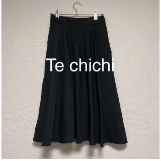 テチチ(Techichi)のTechichi ロングスカート フレアスカート ブラック(ロングスカート)