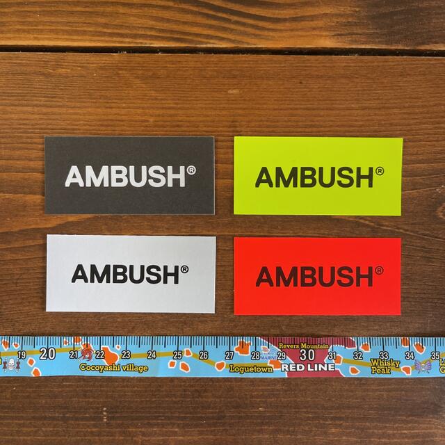 AMBUSH(アンブッシュ)のAMBUSH アンブッシュ ステッカー 4枚 セット メンズのメンズ その他(その他)の商品写真