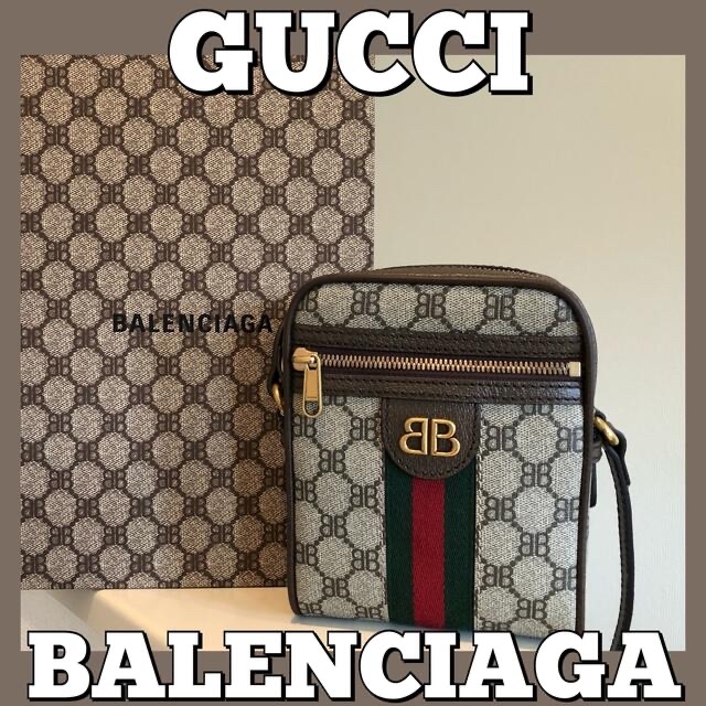 Balenciaga(バレンシアガ)の☆極美品☆グッチ/バレンシアガ/ショルダーバッグ/GG/スプリーム/コラボ レディースのバッグ(ショルダーバッグ)の商品写真