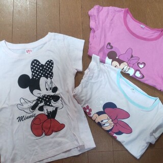 ディズニー(Disney)のミニーちゃん　セット　100-110(Tシャツ/カットソー)