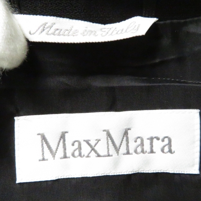Max Mara マックスマーラ 定番デザインコート  黒 42