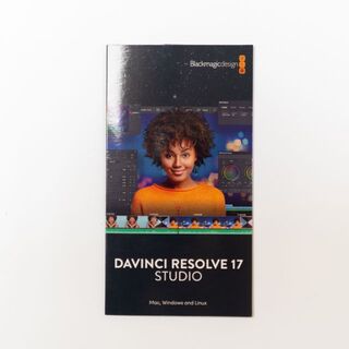 Davinci Resolve Studio 17　新品未使用　コードのみ送付可(ミラーレス一眼)