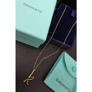 ティファニーネックレスエルサペレッティTiffanyイニシャルK☆750K18金-