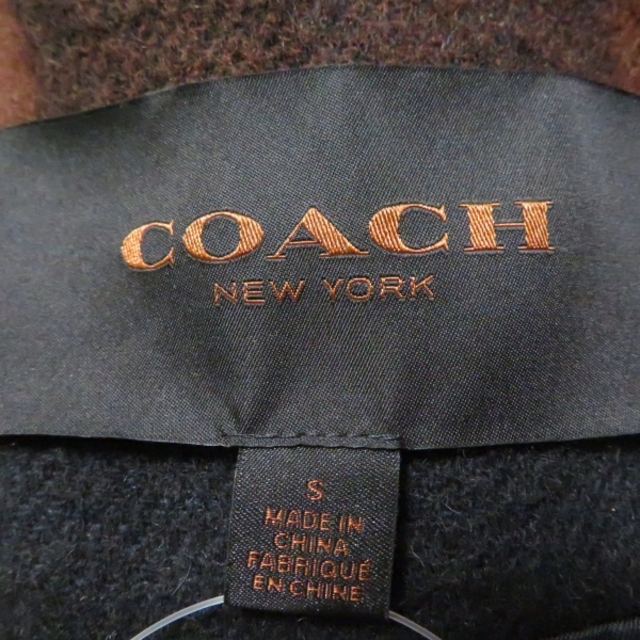 COACH(コーチ)のCOACH コーチ コート 1点 ブラウン系 S ウール他 AY2304C レディースのジャケット/アウター(その他)の商品写真