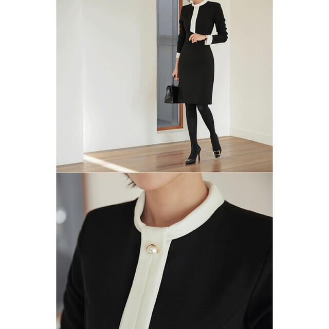 キティ様　ワンピース　フォーマル　ブラック　Mサイズ レディースのフォーマル/ドレス(ミディアムドレス)の商品写真