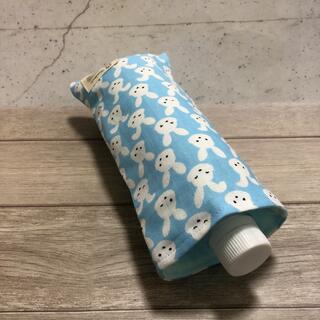 ハンドメイド ペットボトルが入る8重ガーゼハンカチ♡うさぎ柄♡保冷剤入れ 日本製(ハンカチ/バンダナ)