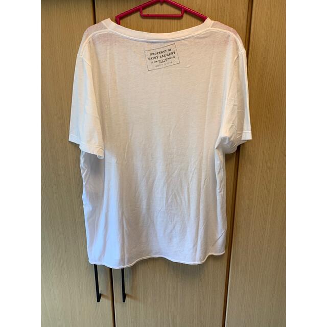 Saint Laurent - 正規 Saint Laurent サンローランパリ ロゴ Tシャツの ...