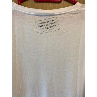 サンローラン(Saint Laurent)の正規 Saint Laurent サンローランパリ ロゴ Tシャツ(Tシャツ/カットソー(半袖/袖なし))