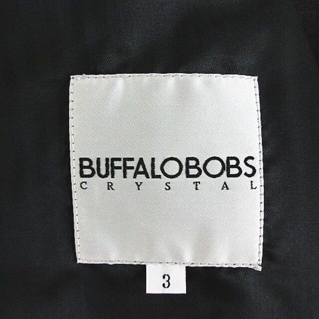 BUFFALO BOBS(バッファローボブス)のバッファロー ボブス ジャケット 長袖 ショールカラー 別衿 総裏 3 ブラック メンズのジャケット/アウター(テーラードジャケット)の商品写真