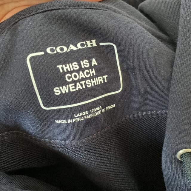 COACH - 未使用品! ☆コーチ☆ スウェット パーカー 限定品の COACH - 未使用品! ☆コーチ☆ スウェット パーカー 限定品の