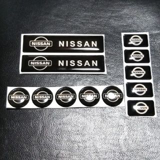 ニッサン(日産)のNISSAN 立体成形ステッカーセット(車内アクセサリ)