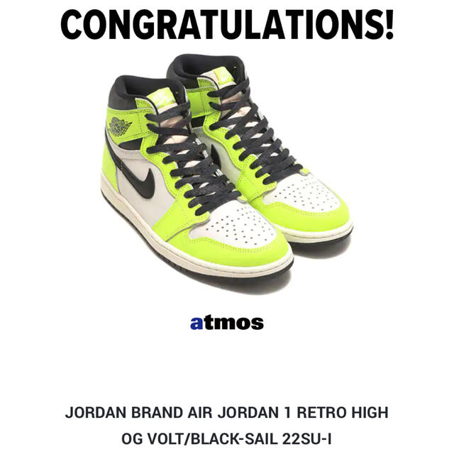 Air Jordan 1 High OG "Volt/Visionaire"