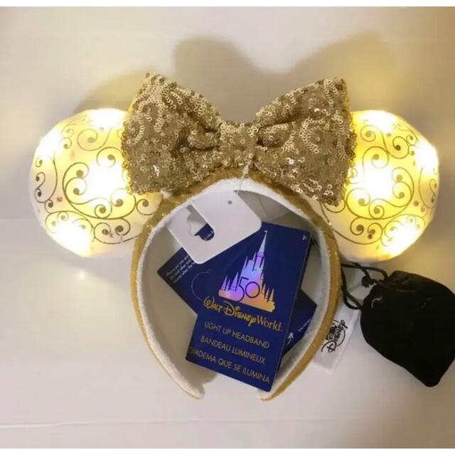 Disney - WDW50周年 ミニーマウス 光るカチューシャの通販 by ...