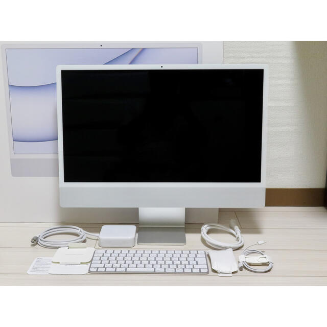 M1 iMac 24インチ　シルバー　AppleCare＋