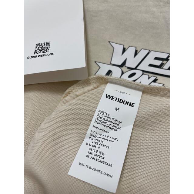 Jil Sander(ジルサンダー)のWe11done フロント　ロゴ　Tシャツ　welldone メンズのトップス(Tシャツ/カットソー(半袖/袖なし))の商品写真