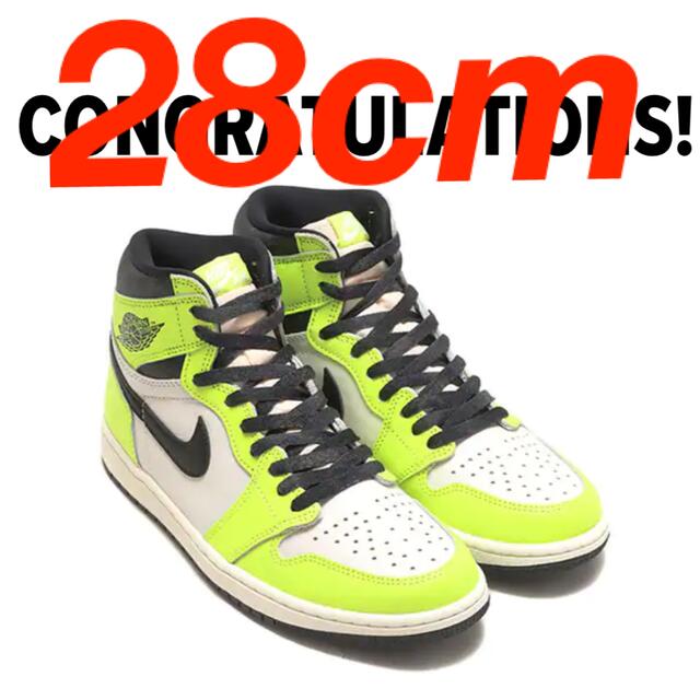 Nike Air Jordan 1 High OG Volt 28cm