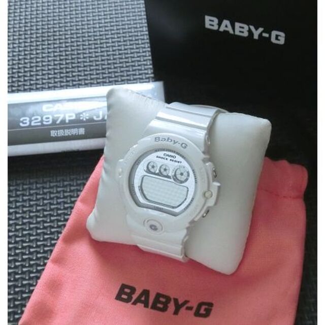 CASIO   送0  カシオ ベビーG / 白 ×ミラー JF 腕時計  美品