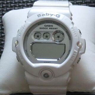 カシオ(CASIO)の送0 ★ カシオ ベビーG / 白 ×ミラー 6900-7JF 腕時計 ★ 美品(腕時計)