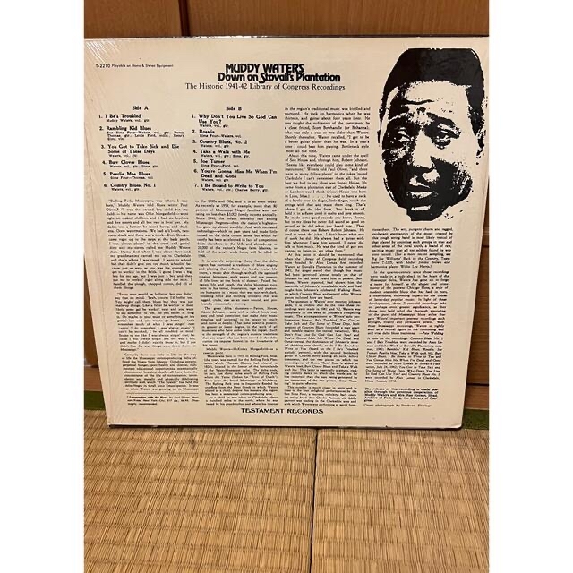 muddy waters マディウォーターズ　レコード　　LP 中古 エンタメ/ホビーのCD(ブルース)の商品写真