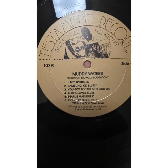 muddy waters マディウォーターズ　レコード　　LP 中古 エンタメ/ホビーのCD(ブルース)の商品写真