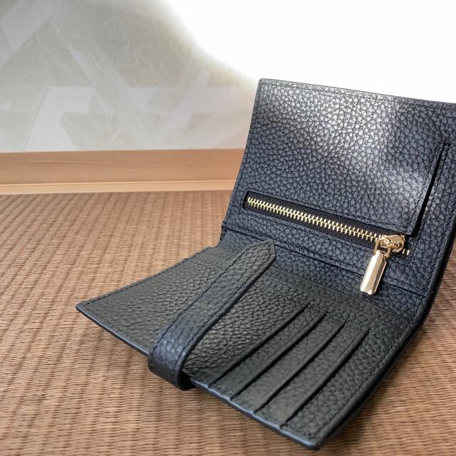 大人気/折りたたみレザーウォレット　革ベルト　二つ折り　ブラック   メンズのファッション小物(折り財布)の商品写真