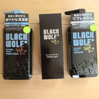 タイショウセイヤク(大正製薬)のブラックウルフ シャンプー コンディショナー ヘアカラー トリートメント(シャンプー/コンディショナーセット)