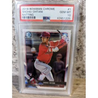 大谷翔平 PSA 10 2018 BOWMAN(シングルカード)