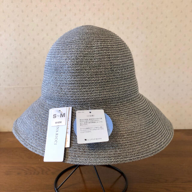 ☆新品☆NINA RICCI ニナリッチ つば広ハット 麦わら帽子 女優帽