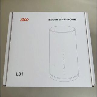 エーユー(au)のau Speed Wi-Fi HOME WHITE L01 HWS31SWA(PC周辺機器)