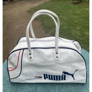 プーマ(PUMA)のラストセール特価　プーマボストンバッグ エナメル PVCビンテージ(ハンドバッグ)