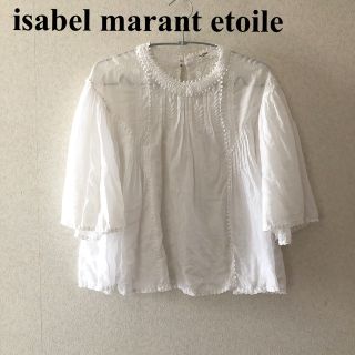 イザベルマラン(Isabel Marant)の【限定値下げ】イザベルマラン 刺繍 ブラウス　白　36(シャツ/ブラウス(半袖/袖なし))