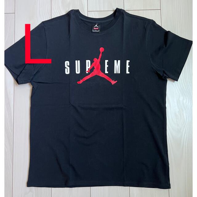 Supreme NIKE Air Jordan Tee "Black"Tシャツ/カットソー(半袖/袖なし)