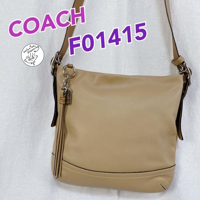 COACH(コーチ)の【COACH☆F01415】レガシーソフトスリムレザーダッフル 袋付き レディースのバッグ(ショルダーバッグ)の商品写真