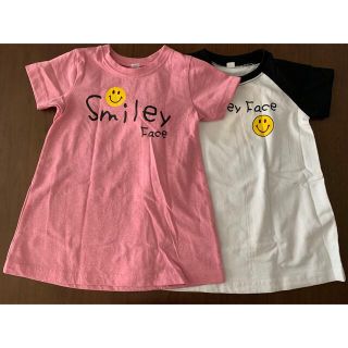 ニシマツヤ(西松屋)の西松屋　ニコちゃん　トップス　チュニック　90 2枚セット (Tシャツ/カットソー)