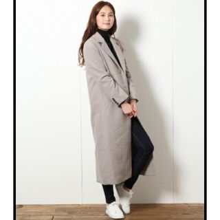 グローバルワーク(GLOBAL WORK)の【ゆりぞー様専用】マキシチェスターコート  グレージュ (ロングコート)