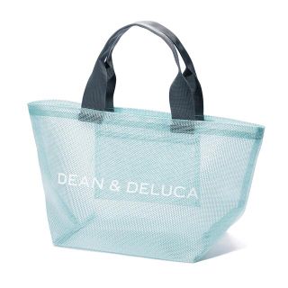 ディーンアンドデルーカ(DEAN & DELUCA)のDEAN & DELUCA メッシュトートバッグ ミントブルー Sサイズ(トートバッグ)