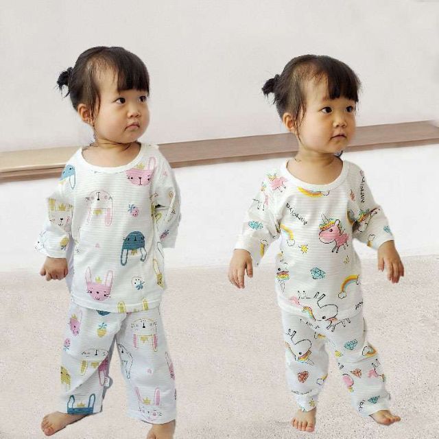 キッズパジャマ　ホームウエア　綿100％　7丈　 キッズ/ベビー/マタニティのキッズ服女の子用(90cm~)(パジャマ)の商品写真