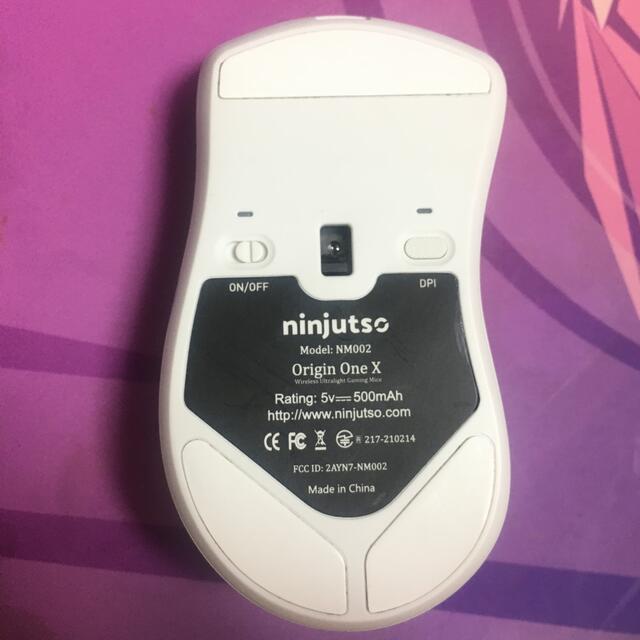 ninjutso origin one x ゲーミングマウス スマホ/家電/カメラのPC/タブレット(PC周辺機器)の商品写真