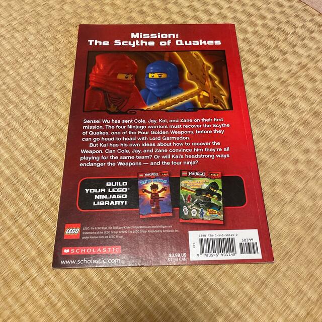 Lego(レゴ)の洋書　ninjago masters of Spinjitzu ニンジャゴー　 エンタメ/ホビーの本(洋書)の商品写真