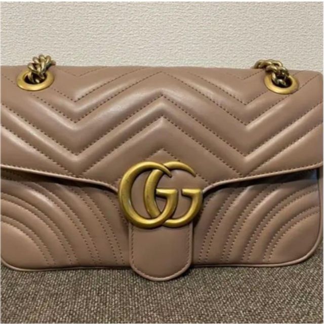 G - GUCCI GGマーモント キルティングショルダーバッグ スモール