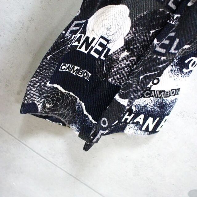 格安超激安】 CHANEL シャネル オールインワン プリントロゴ 青系 ホワイト 黒 11341の通販 by ATLANTIS  ラクマ店｜シャネルならラクマ