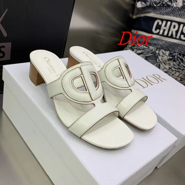 値下げし DIOR サンダル ディオール スリッパ 23cm