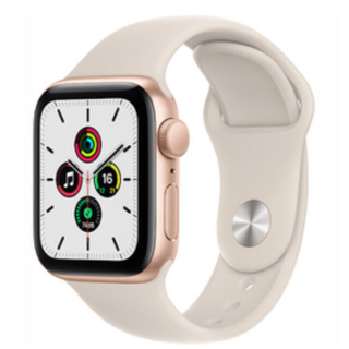 アップルウォッチ(Apple Watch)のApple Watch SE GPS 40mm ゴールド アルミニウムケース(その他)