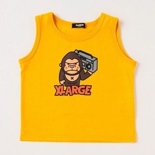 エクストララージ(XLARGE)の値下げ　XLARGE KIDS  ラジカセファニーゴリラタンクトップ100(Tシャツ/カットソー)