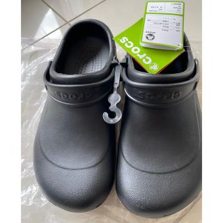 クロックス(crocs)の新品未使用　クロックスビストロ　黒　25cm(サンダル)