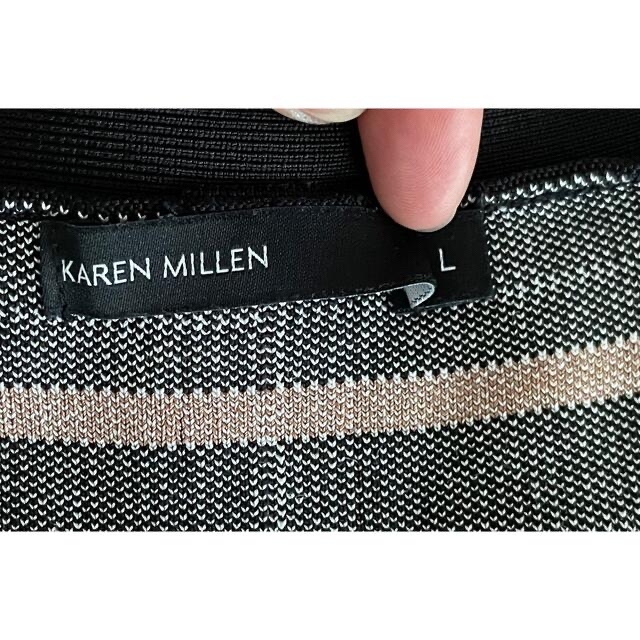 Karen Millen(カレンミレン)の美品　英国キャサリン妃 もご愛用💕KAREN MILLEN  ワンピース　L レディースのワンピース(ひざ丈ワンピース)の商品写真